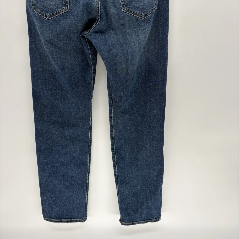 Levi's 501 Jeans Blue Medium Wash Straight Leg Button Fly Men 32X32 Fits (32X31)